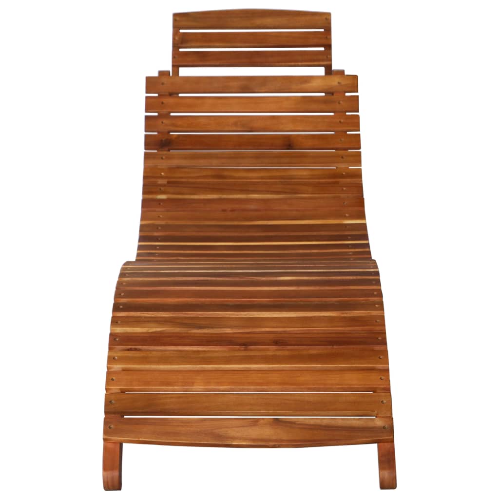 vidaXL 3-daļīgs sauļošanās krēslu komplekts ar galdiņu, akācijas koks
