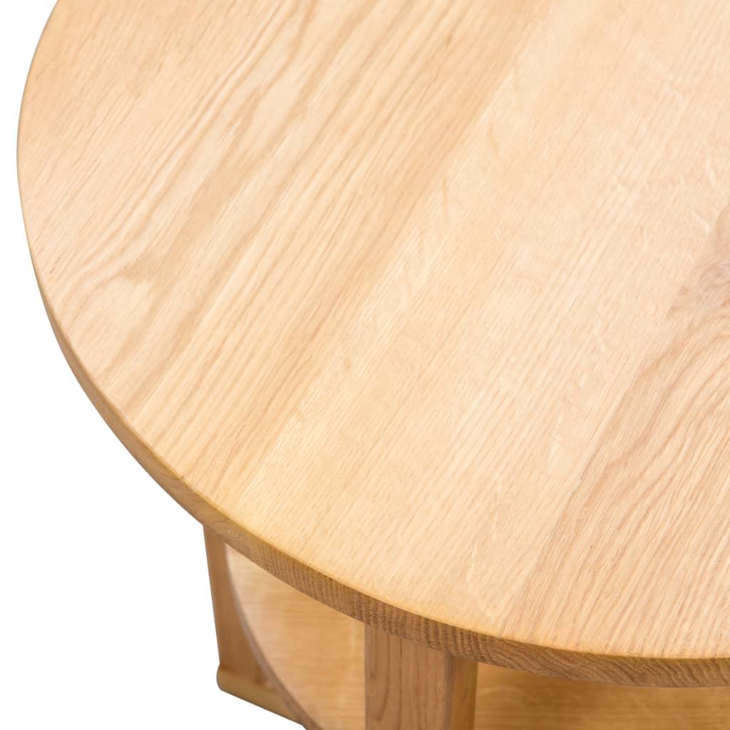 vidaXL galdiņš, 40x50 cm, ozola masīvkoks