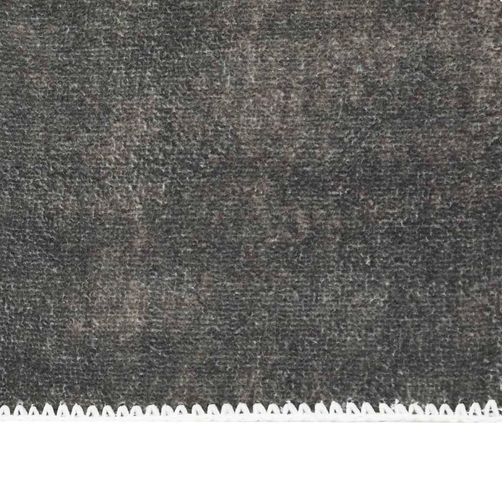 vidaXL paklājs, pelēkbrūns, mazgājams, 180x270 cm, poliesters