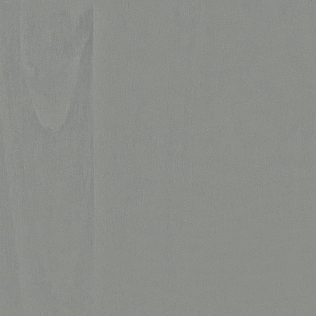 vidaXL kumode Corona, pelēka, 112x43x78 cm, Meksikas priedes masīvkoks
