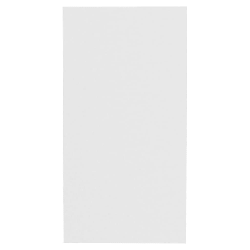 vidaXL galdiņš, balts, 50x26x50 cm, skaidu plāksne