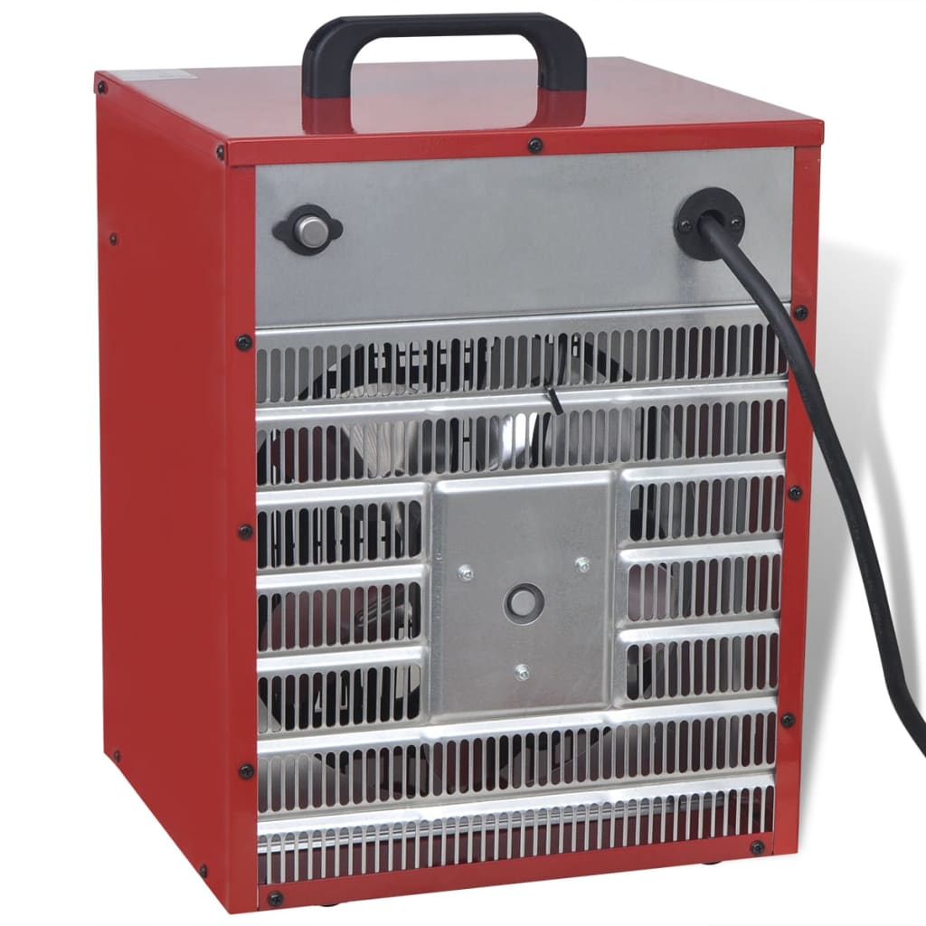 Pārvietojamais elektriskais ventilatora tipa sildītājs, 9 kW 300 m³/h