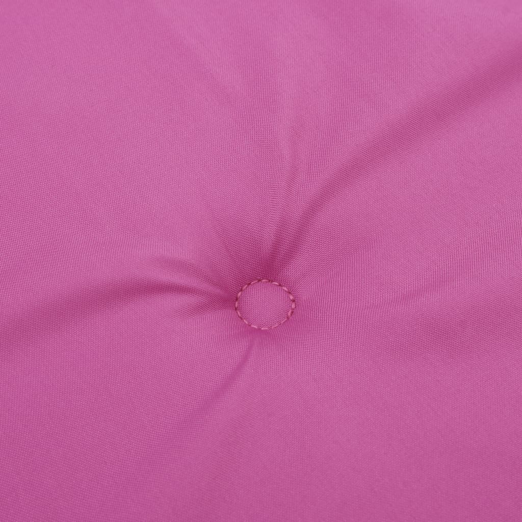 vidaXL sauļošanās krēsla matracis, rozā audums