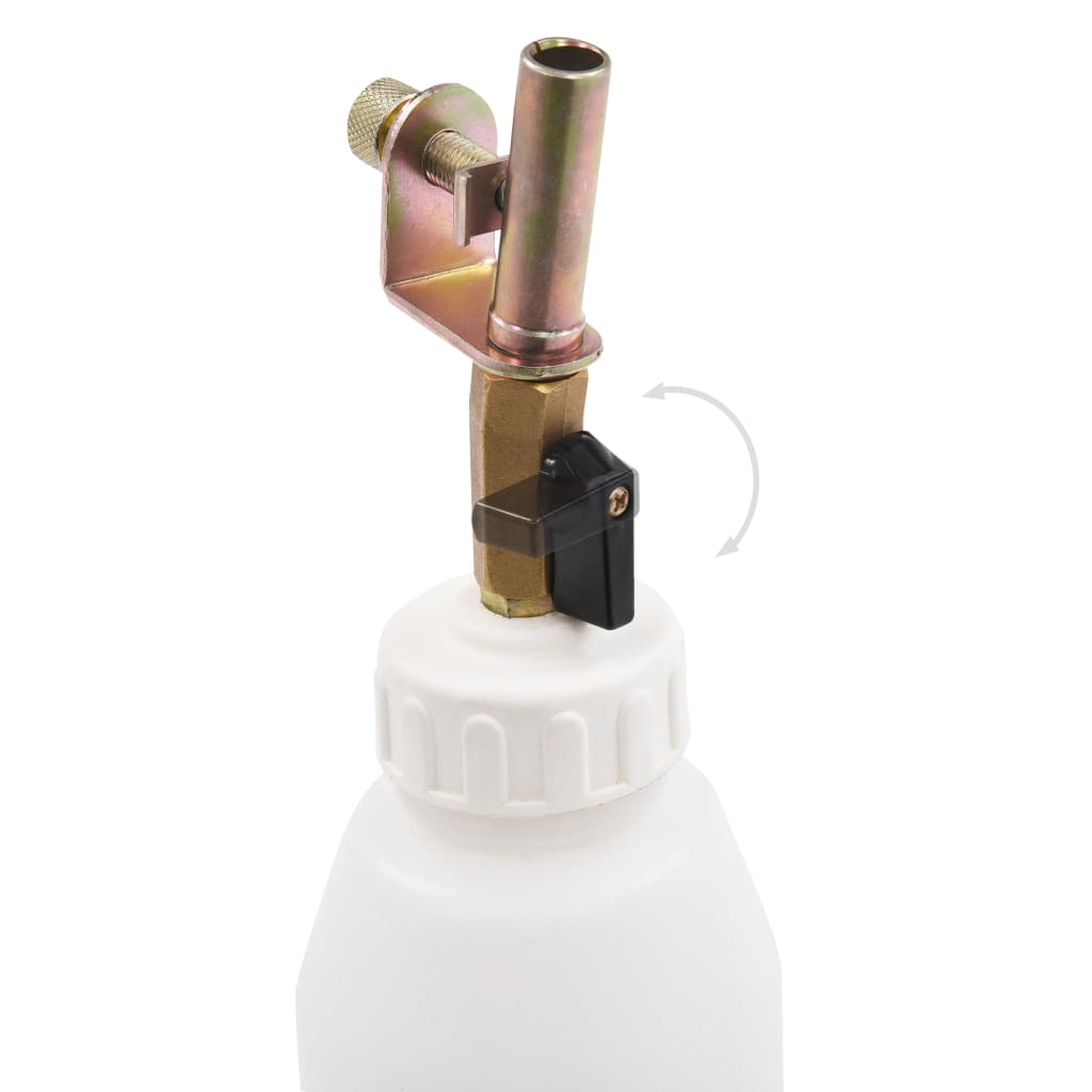 vidaXL pneimatisks bremžu atgaisotājs ar 3,5 L uzpildīšanas pudeli