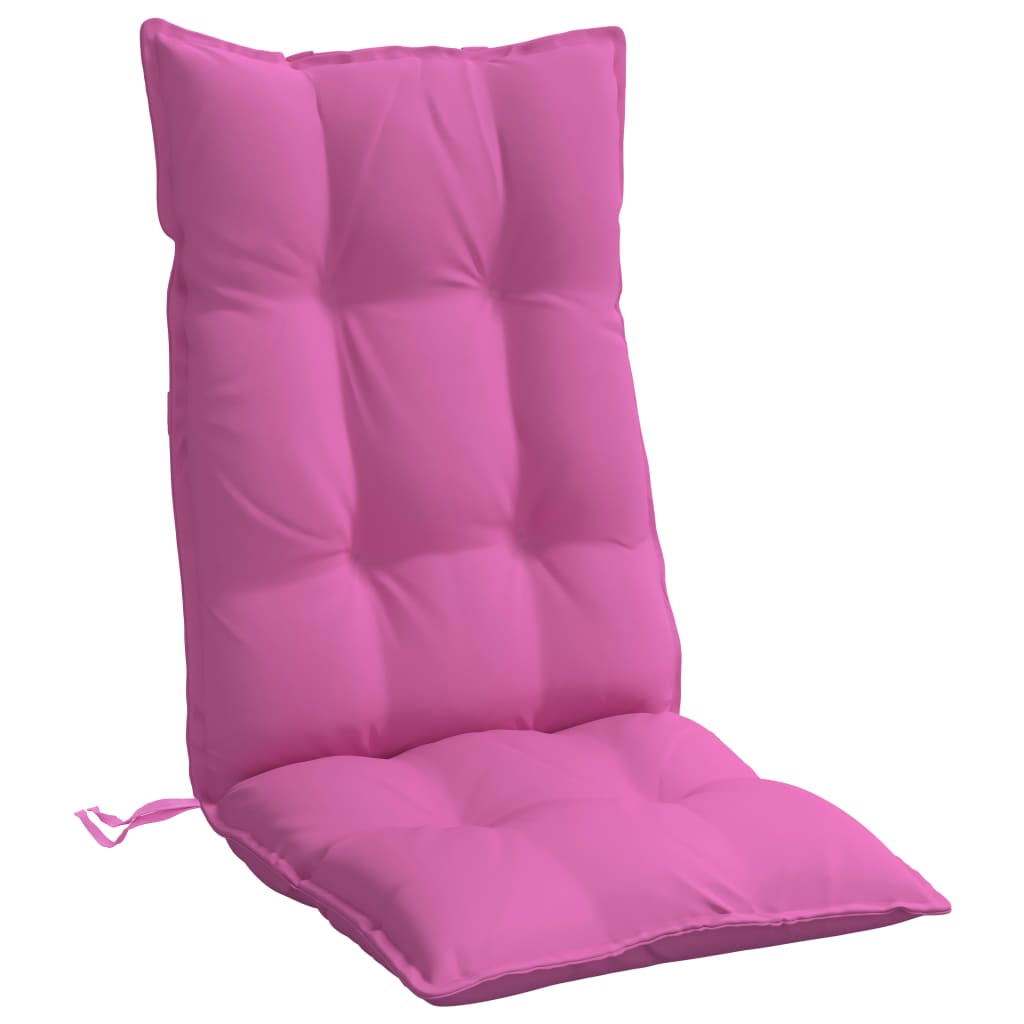 vidaXL dārza krēslu spilveni, 4 gab., rozā oksforda audums