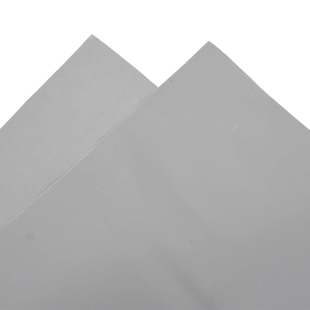 vidaXL brezenta pārklājs, pelēks, 3x3 m, 650 g/m²