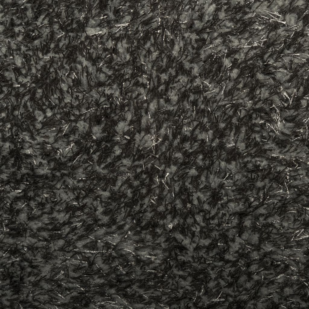 vidaXL paklājs ISTAN, gara spalva, spīdīgi antracītpelēks, 80x150 cm