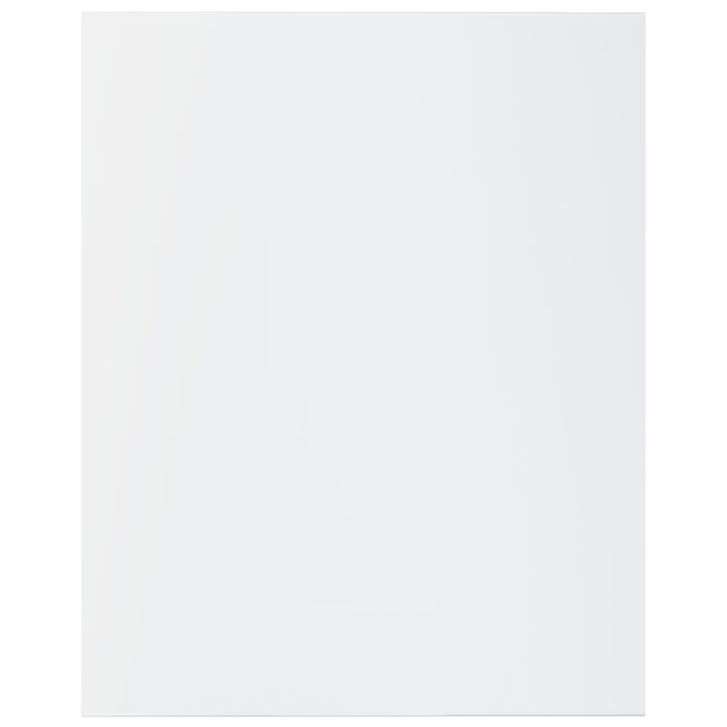 vidaXL plauktu dēļi, 8 gab., spīdīgi balti, 40x50x1,5cm, skaidu plātne
