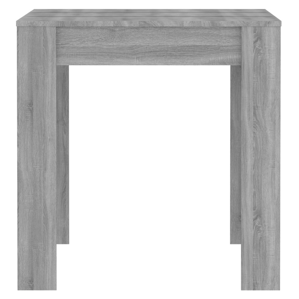 vidaXL virtuves galds, pelēka ozola, 140x74,5x76 cm, inženierijas koks