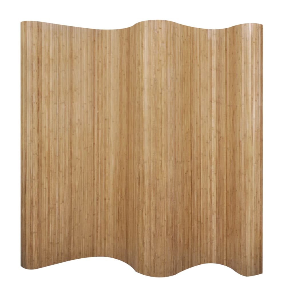 vidaXL istabas aizslietnis, bambuss, dabīgā krāsā, 250x165 cm