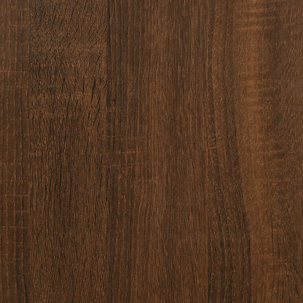 vidaXL galdiņš, ozolkoka krāsa, 33x33x34,5 cm, inženierijas koks