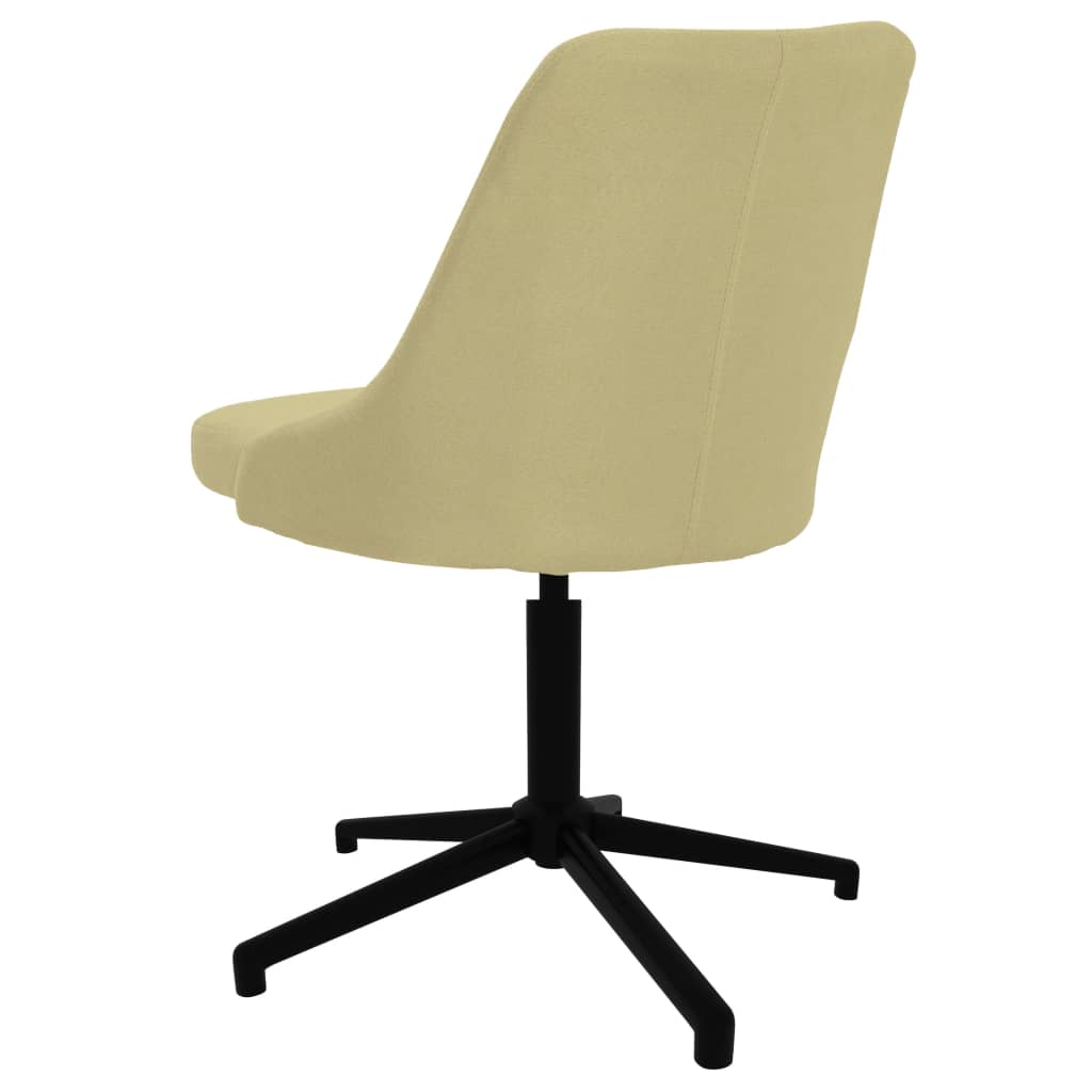 vidaXL biroja krēsls, zaļš audums