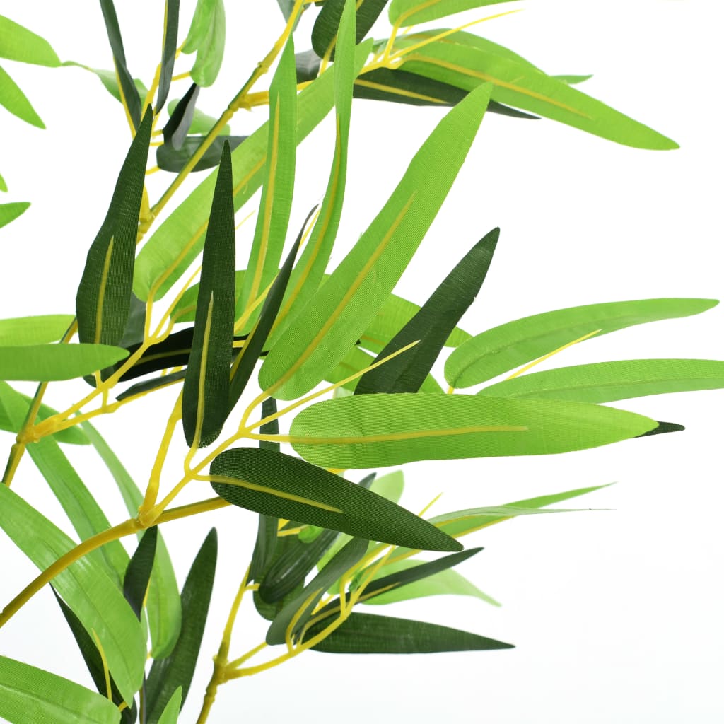 vidaXL mākslīgais bambuss ar podiņu, 175 cm, zaļš