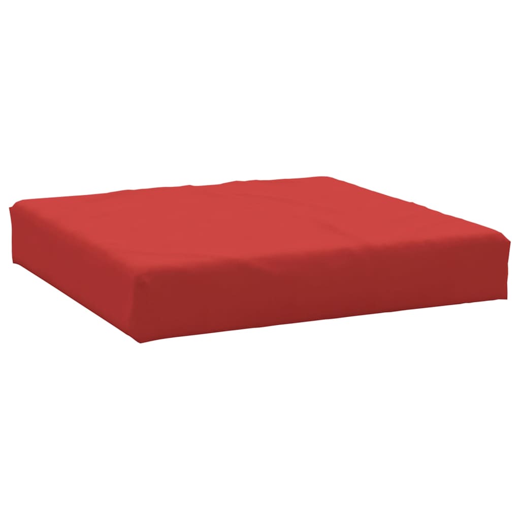 vidaXL palešu dīvānu matrači, 2 gab., sarkans audums
