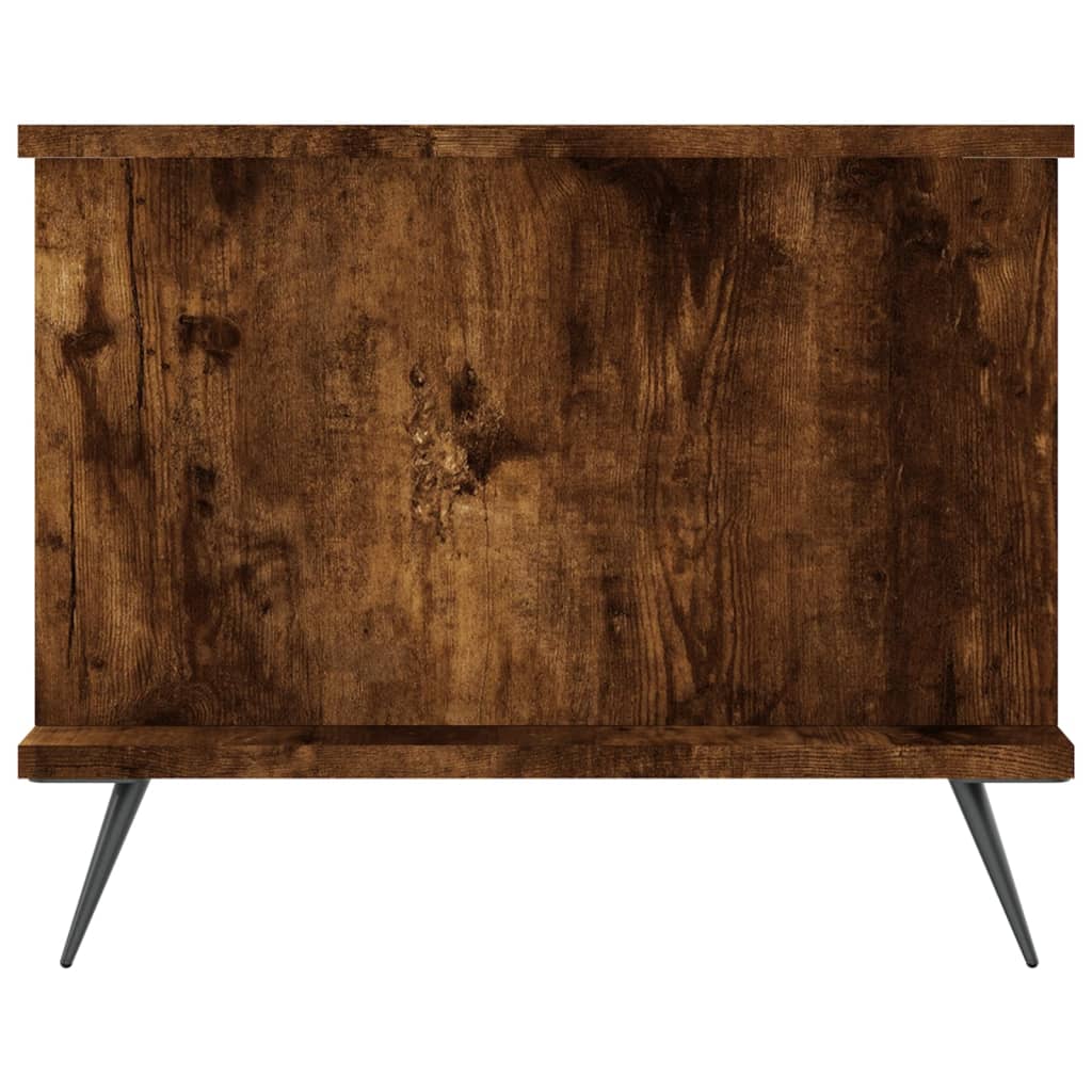 vidaXL kafijas galdiņš, ozolkoka krāsa, 90x50x40 cm, inženierijas koks