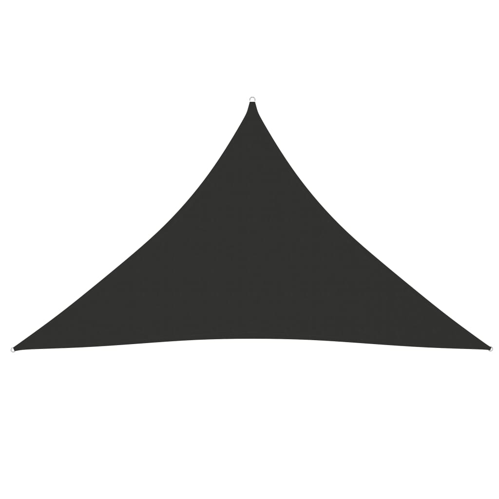 vidaXL saulessargs, 5x5x6 m, trijstūra forma, antracītpelēks audums