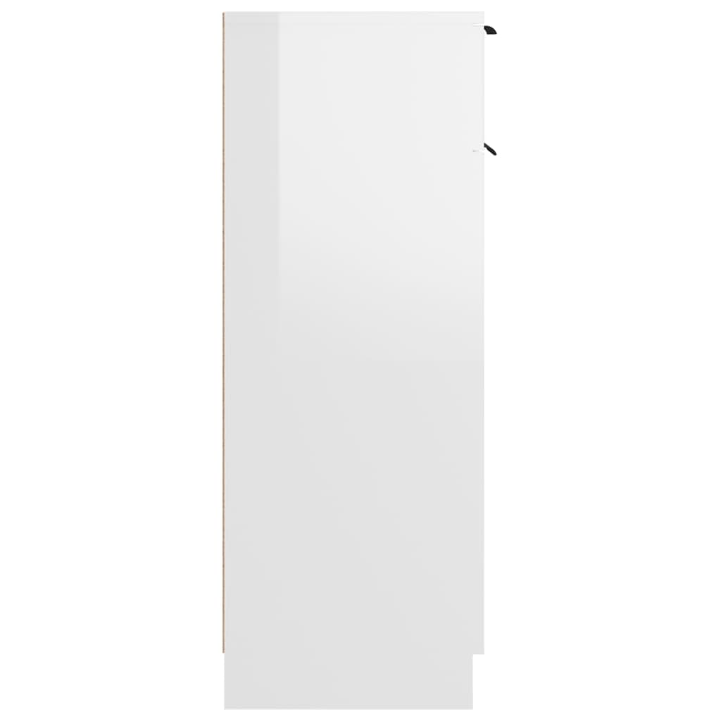 vidaXL vannasistabas skapītis, balts, 32x34x90 cm, inženierijas koks