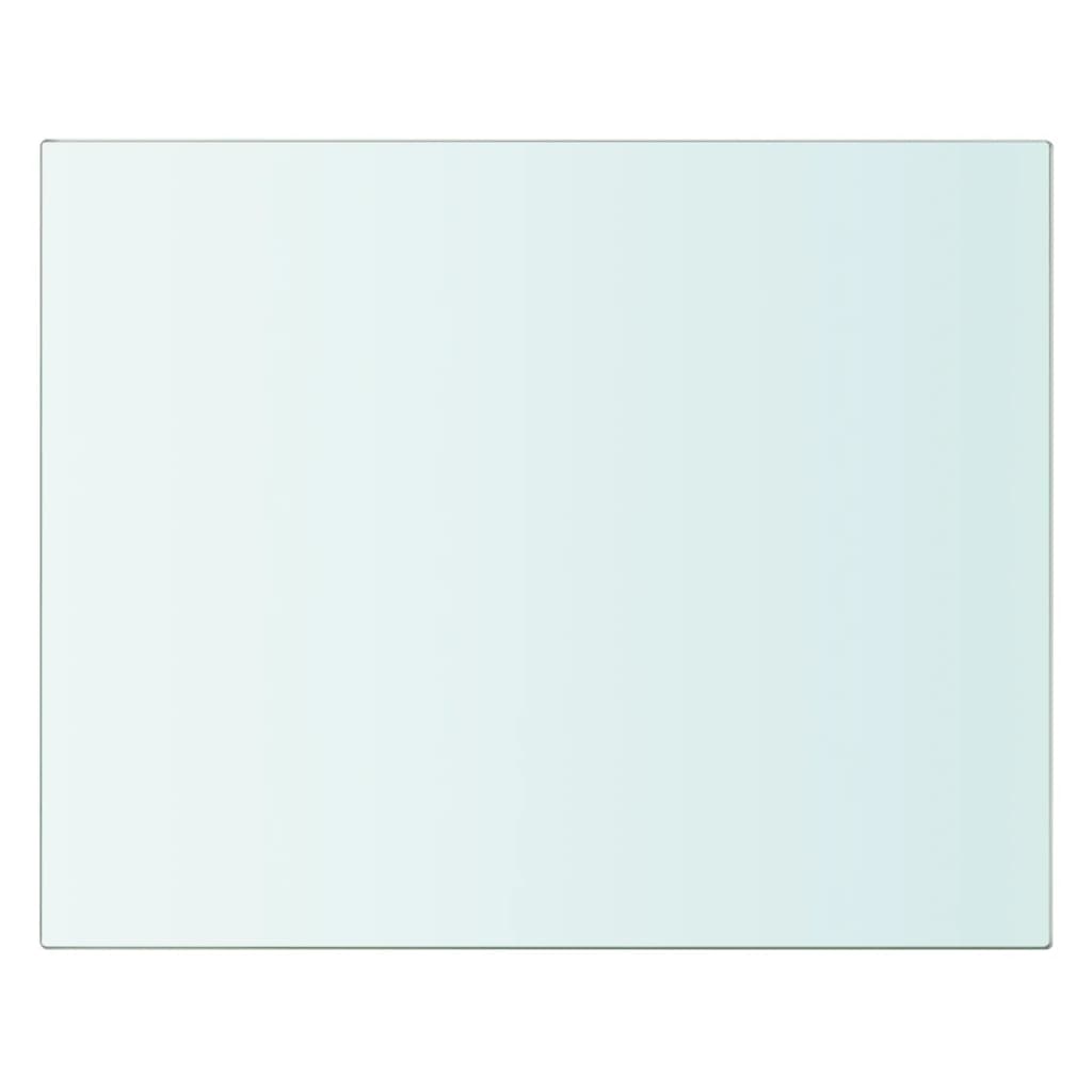vidaXL sienas plaukti, 2 gab., 20x20 cm, caurspīdīgs stikls