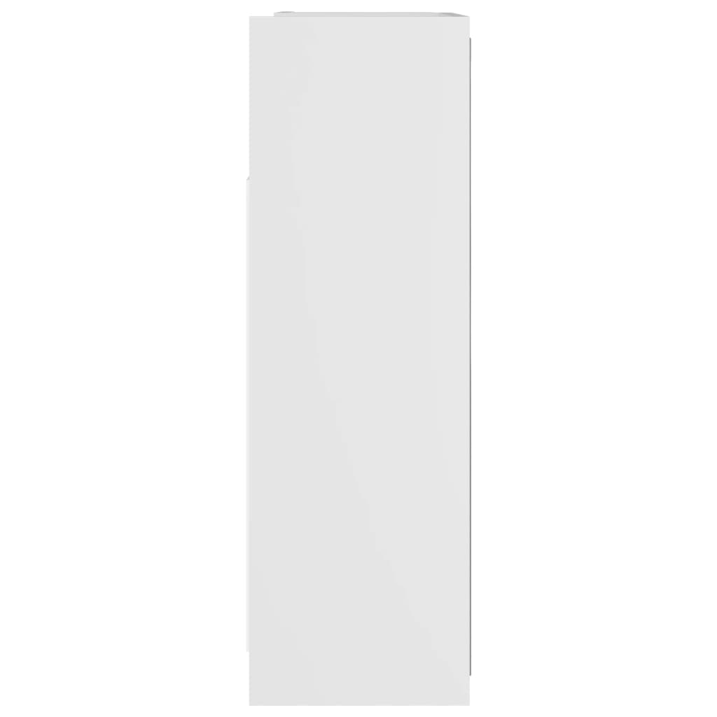 vidaXL vannasistabas spoguļskapītis, balts, 62,5x20,5x64 cm