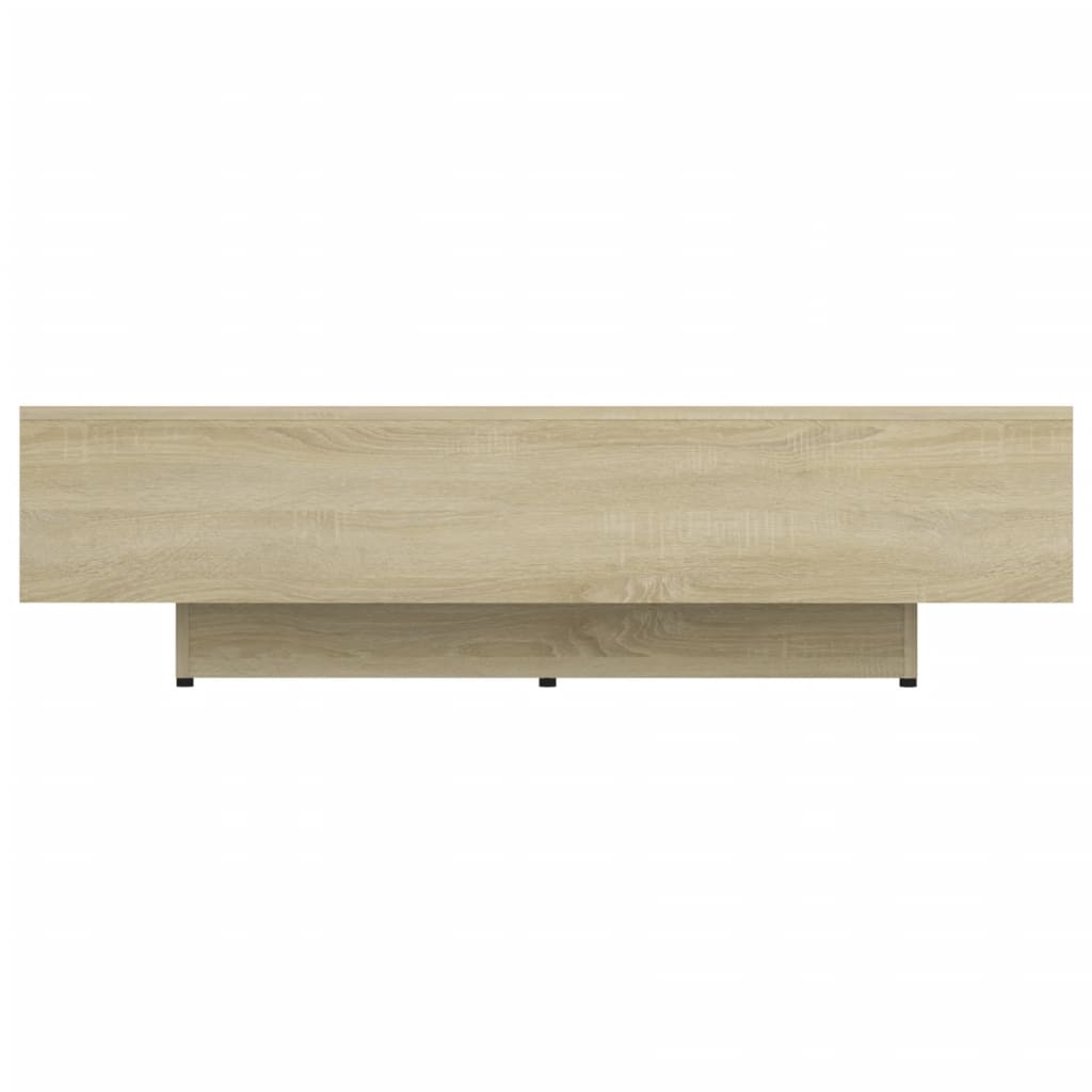 vidaXL kafijas galdiņš, ozolkoka krāsa, 100x49,5x31 cm