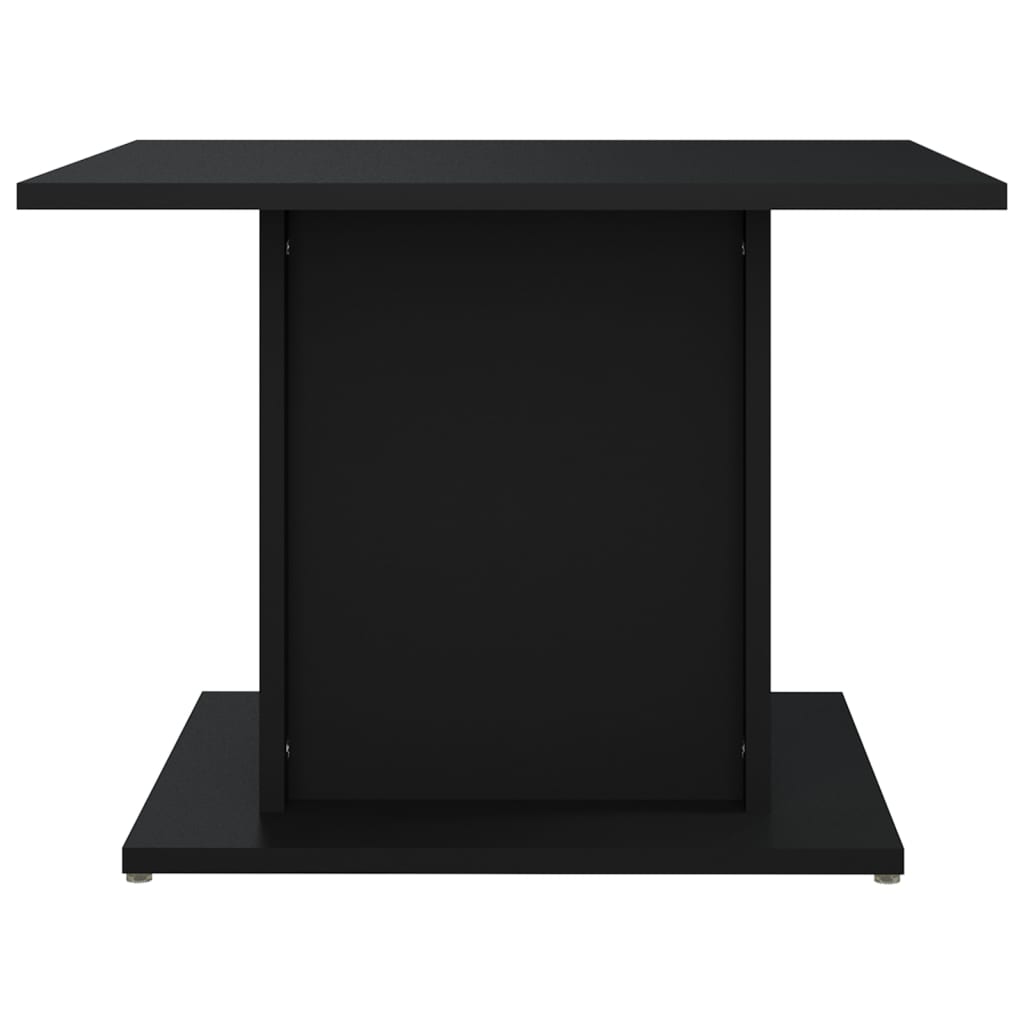vidaXL kafijas galdiņš, melns, 55,5x55,5x40 cm, skaidu plāksne
