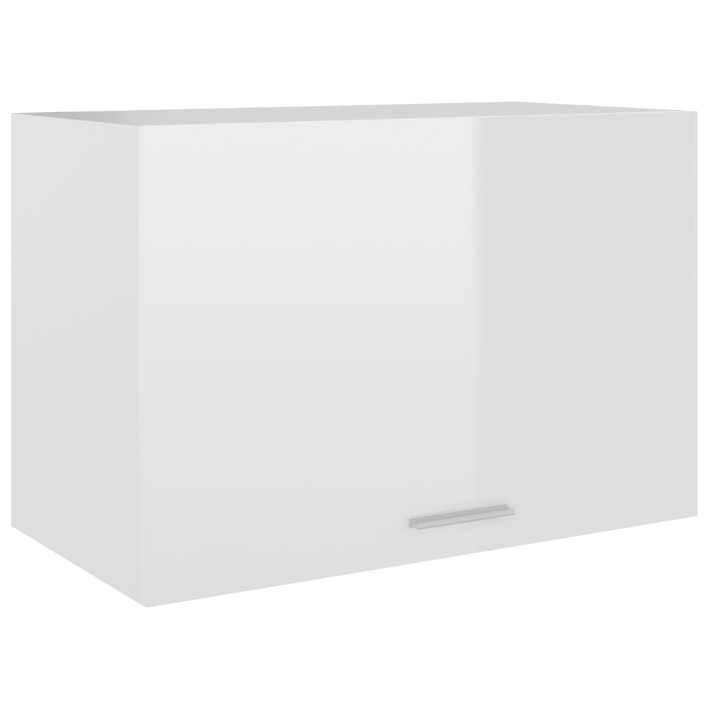 vidaXL piekarams skapītis, spīdīgi balts, 60x31x40 cm, skaidu plāksne