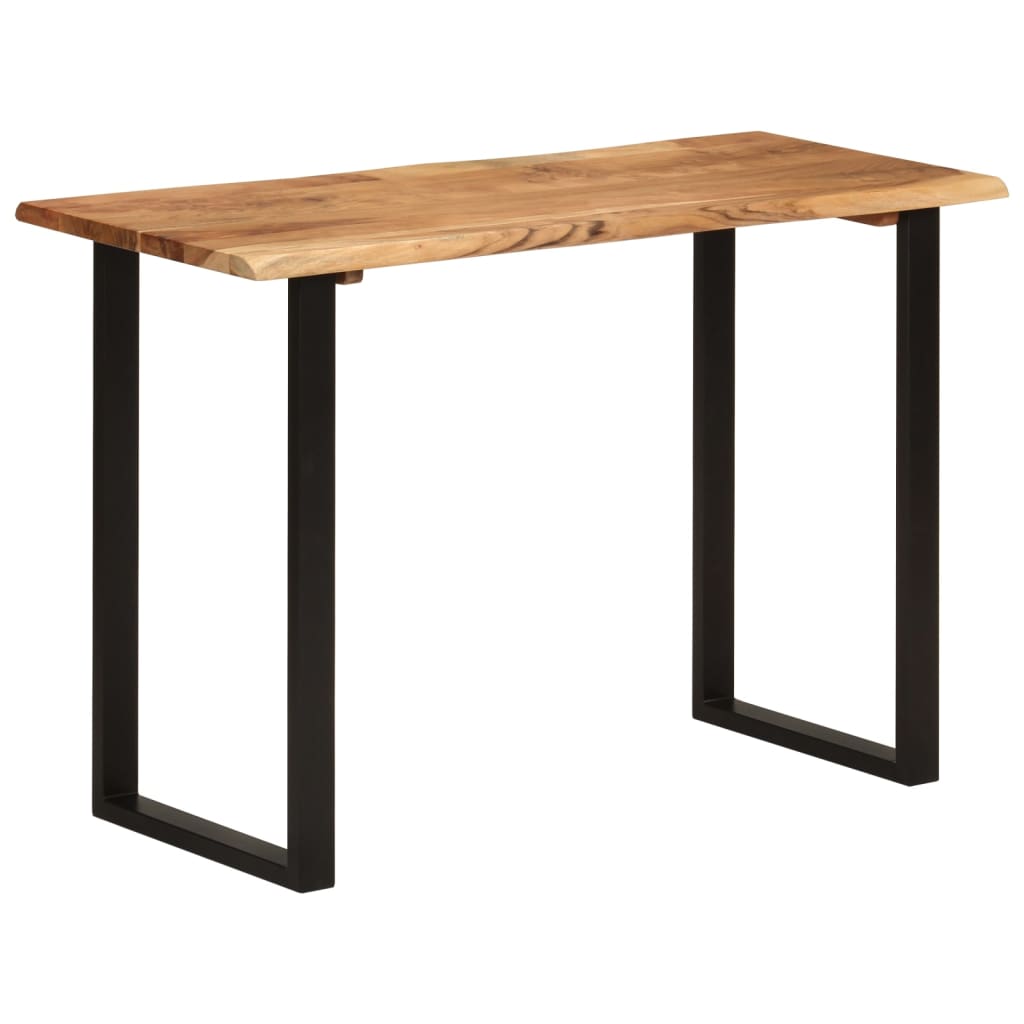 vidaXL virtuves galds, 110x50x76 cm, akācijas masīvkoks