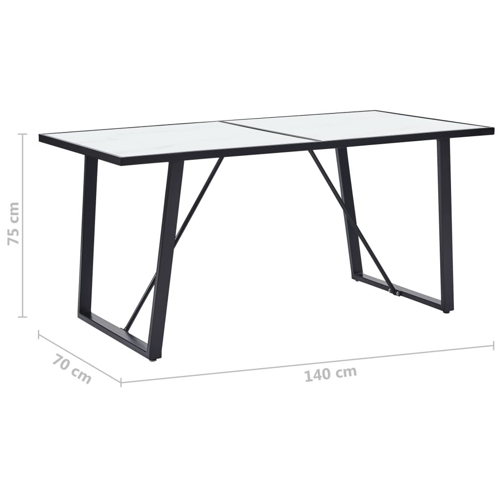 vidaXL virtuves galds un 6 krēsli, tumši brūna mākslīgā āda