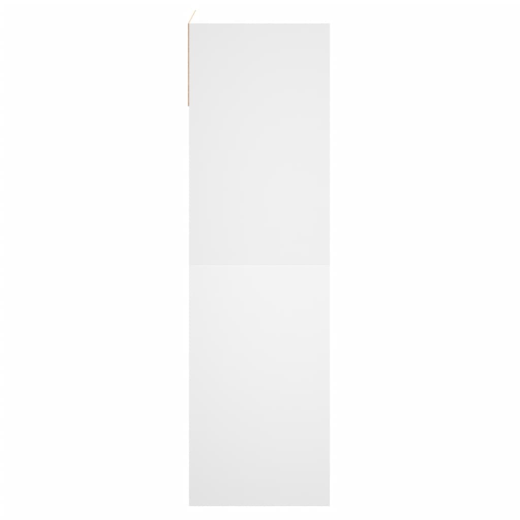 vidaXL apavu skapītis, balts, 60x34x116 cm, inženierijas koks