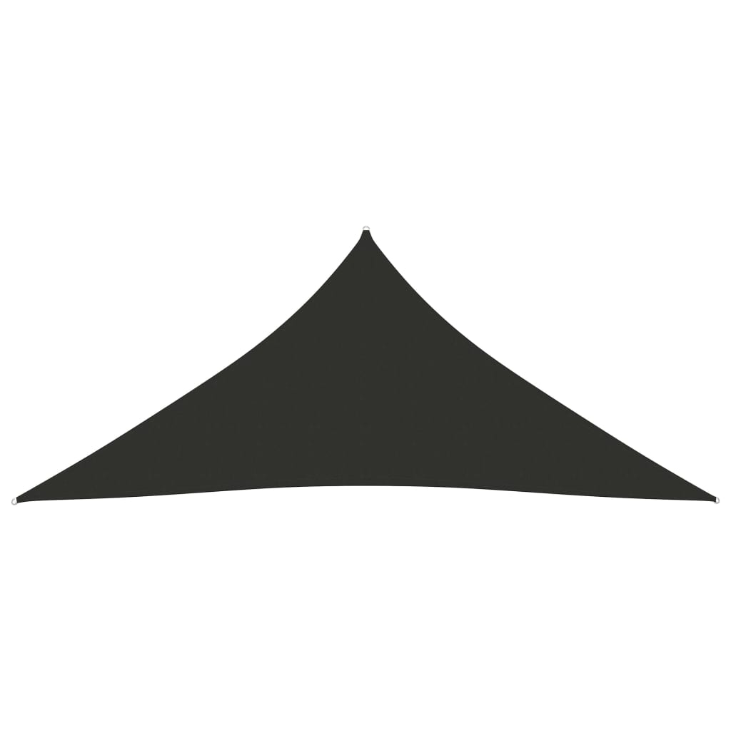 vidaXL saulessargs, 5x6x6 m, trijstūra forma, antracītpelēks audums