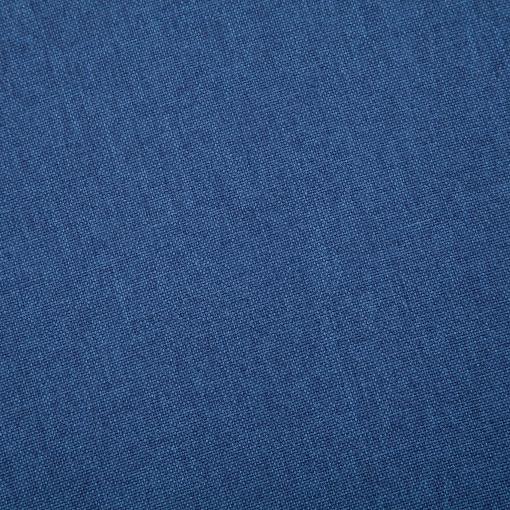 vidaXL divdaļīgs dīvānu komplekts, zils audums