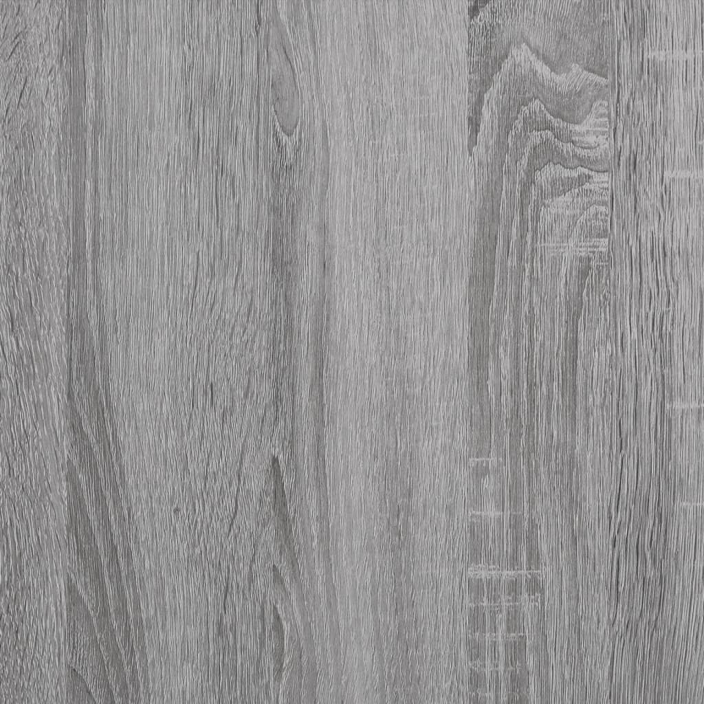 vidaXL sienas skapītis, pelēka ozola, 29,5x31x60 cm, inženierijas koks