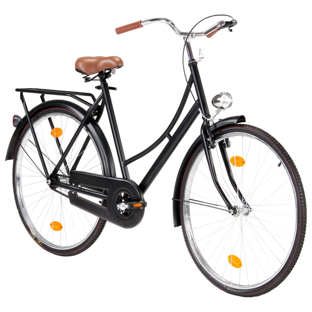 vidaXL sieviešu velosipēds, holandiešu stils, 28", 57 cm rāmis