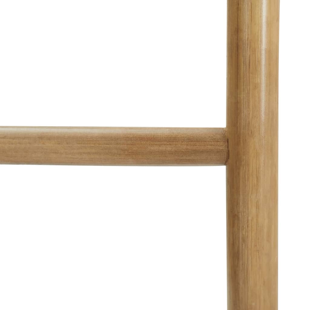 vidaXL dvieļu turētājs, 5 šķērskoki, 170 cm, bambuss