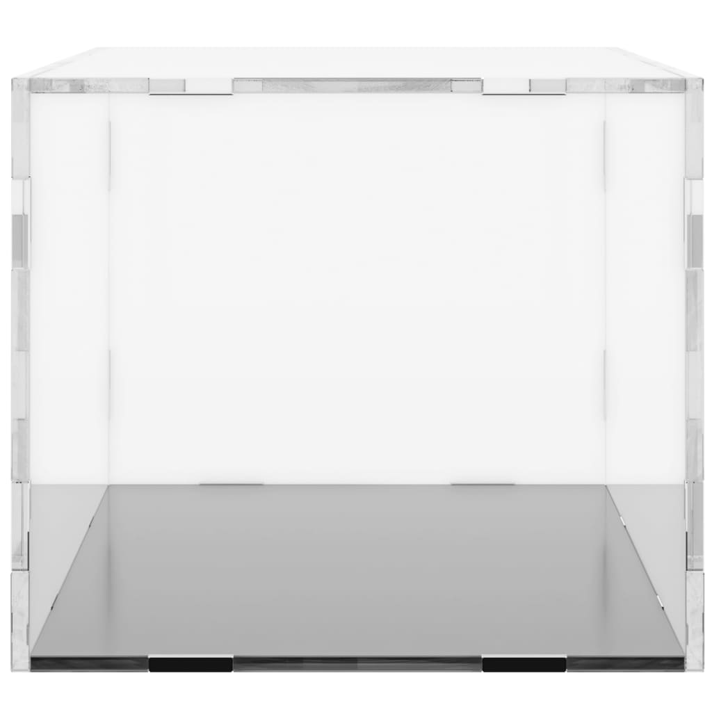 vidaXL vitrīnas kaste, caurspīdīga, 34x16x14 cm, akrils