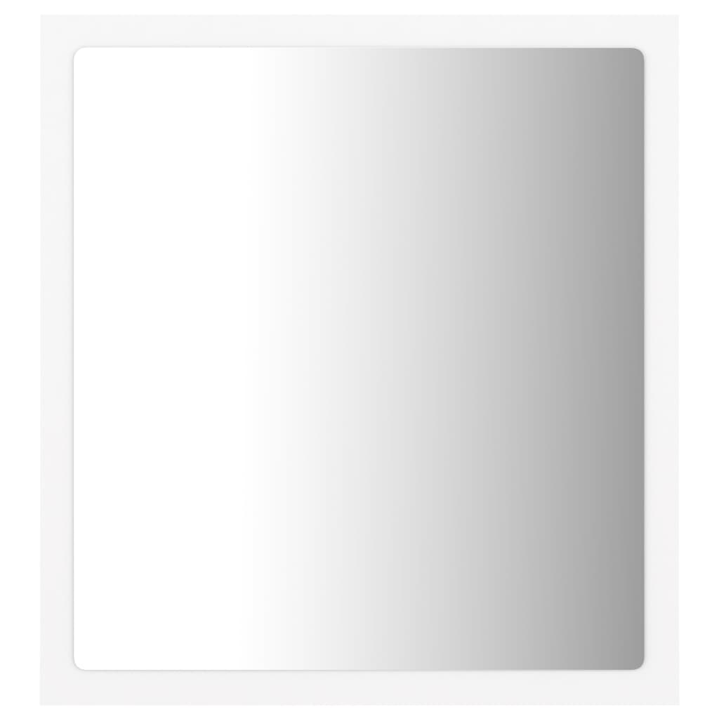 vidaXL vannasistabas spogulis, LED, balts, 40x8,5x37 cm