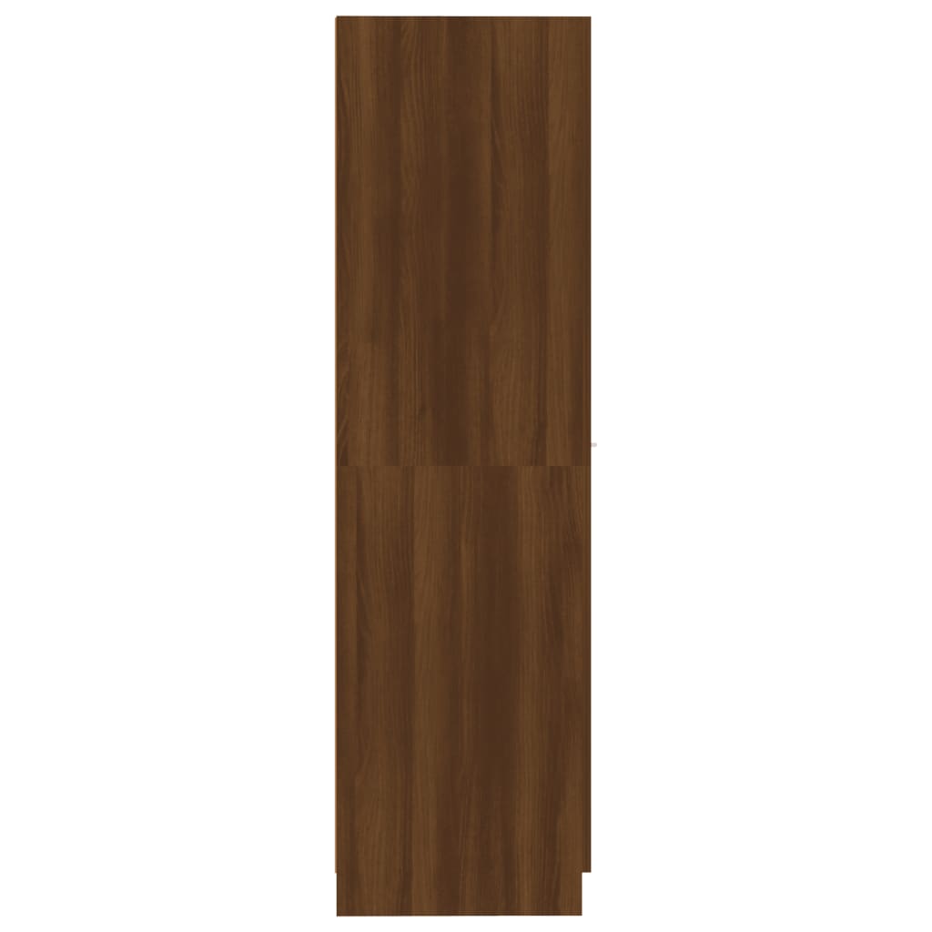 vidaXL atvilktņu skapis, brūna ozola, 30x42,5x150cm, inženierijas koks