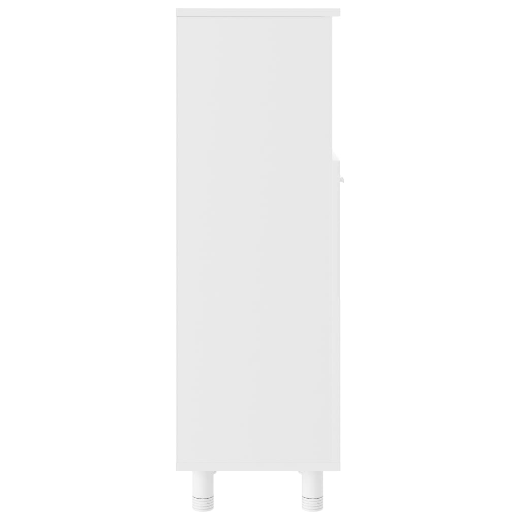 vidaXL vannasistabas skapītis, balts, 30x30x95 cm, skaidu plāksne