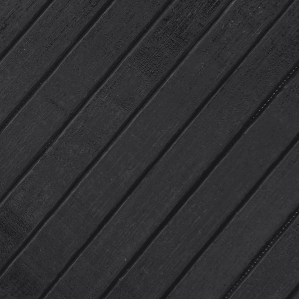 vidaXL paklājs, taisnstūra forma, pelēks, 70x500 cm, bambuss