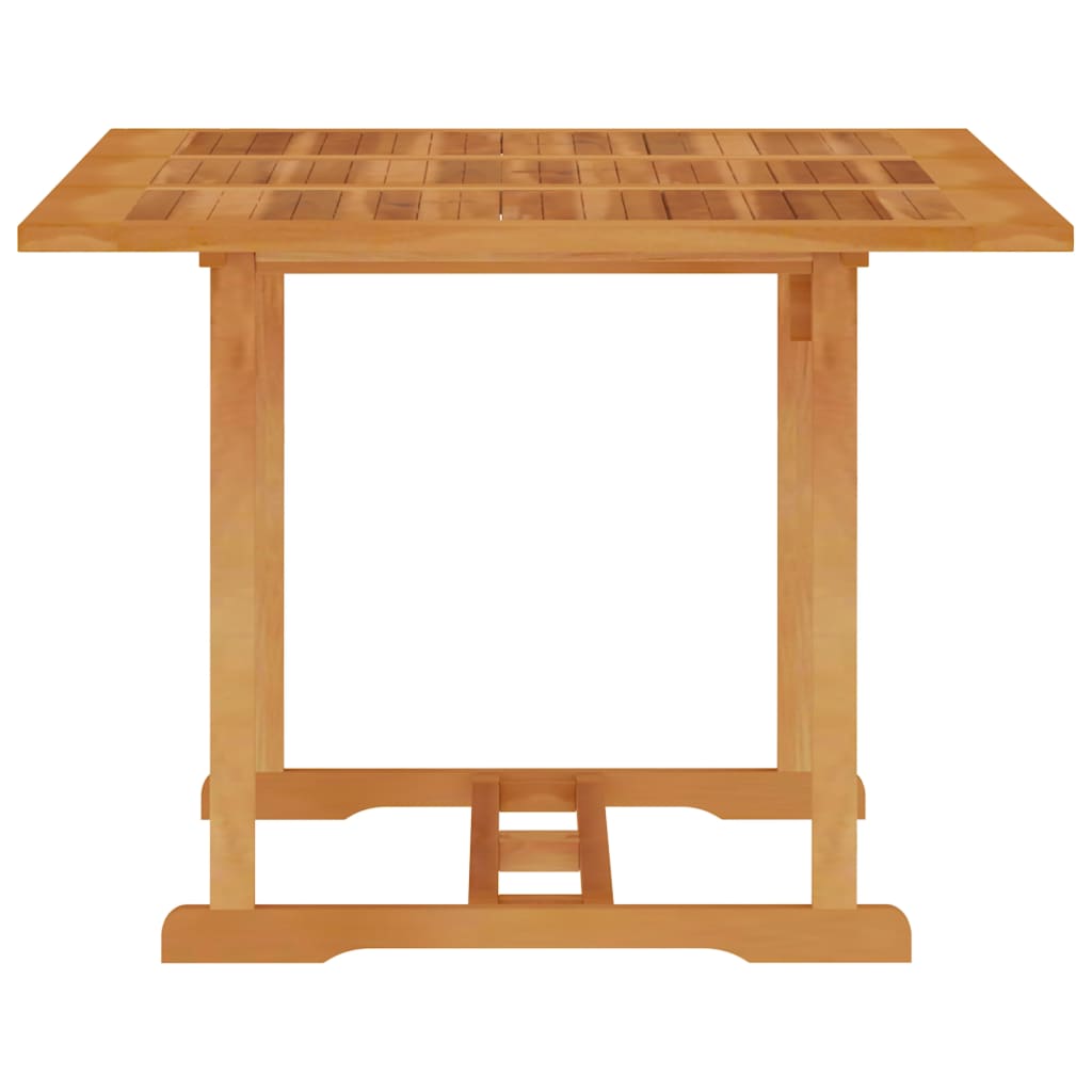 vidaXL dārza galds, 150x90x75 cm, masīvs tīkkoks