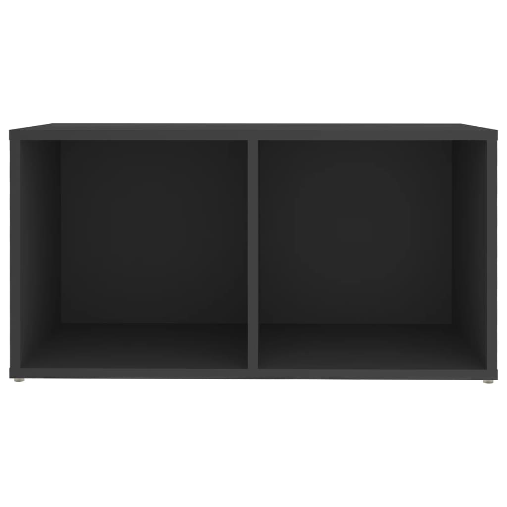 vidaXL TV plaukti, 2 gab., pelēki, 72x35x36,5 cm, skaidu plāksne