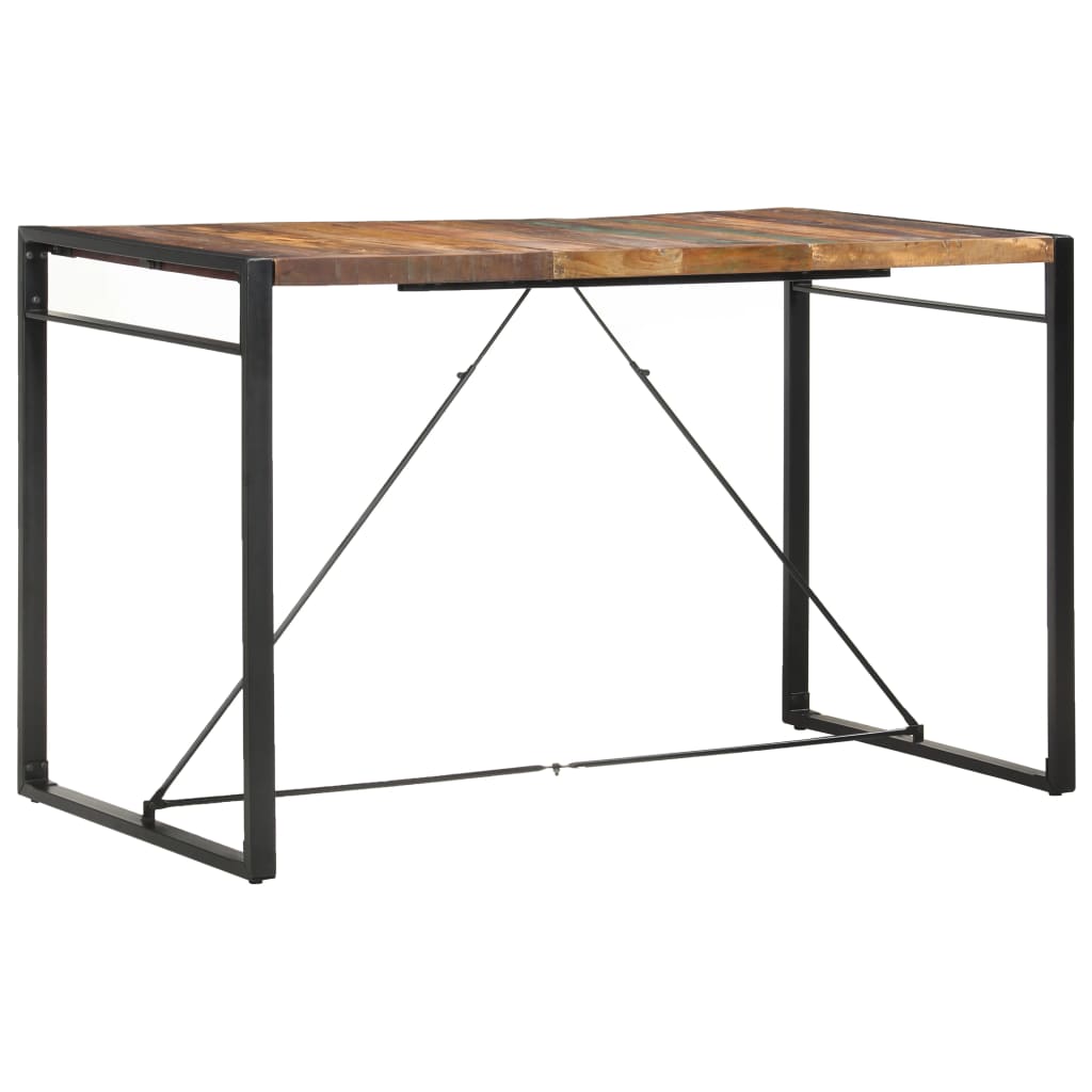 vidaXL bāra galds, 180x90x110 cm, pārstrādāts masīvkoks