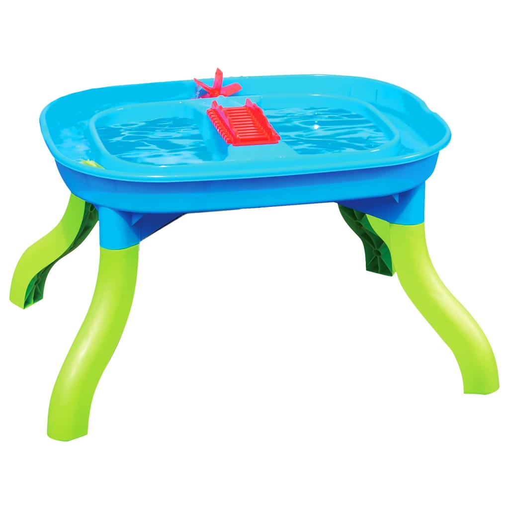 vidaXL bērnu smilšu un ūdens galds, 67,5x52x38 cm, polipropilēns