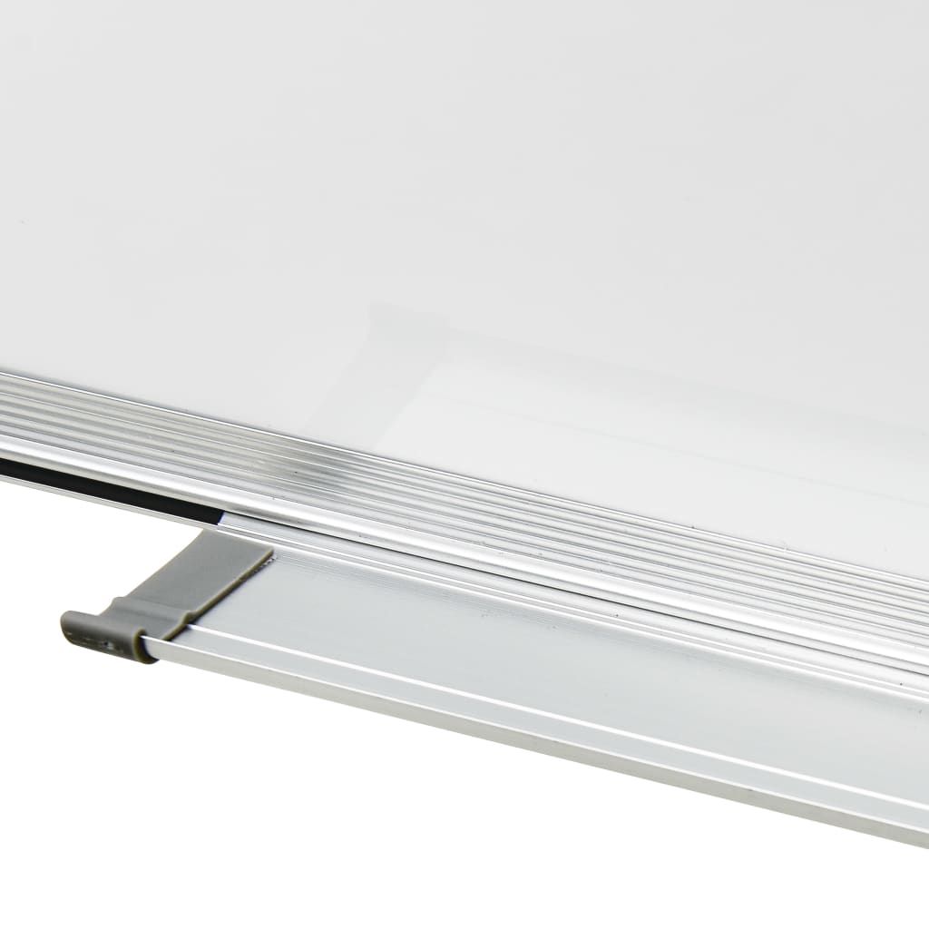 vidaXL magnētiska sausās dzēšanas tāfele, balta, 70x50 cm, tērauds