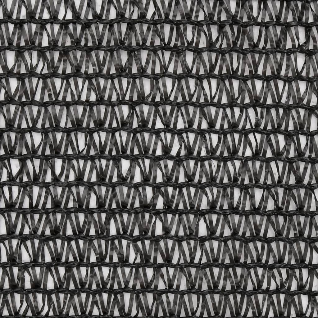 vidaXL norobežojošais tīkls, HDPE, 2x10 m, melns
