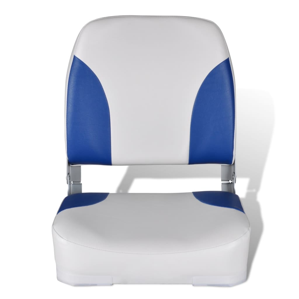 vidaXL laivas krēsli, 2 gab., nolaižama atzveltne, 41x36x48 cm
