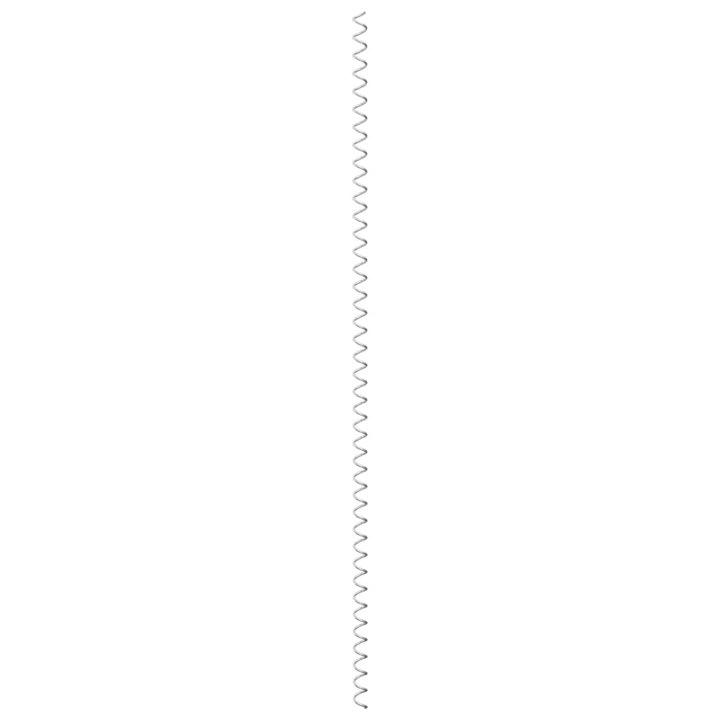 vidaXL gabionu spirāles, 24 gab., cinkots tērauds, 100 cm