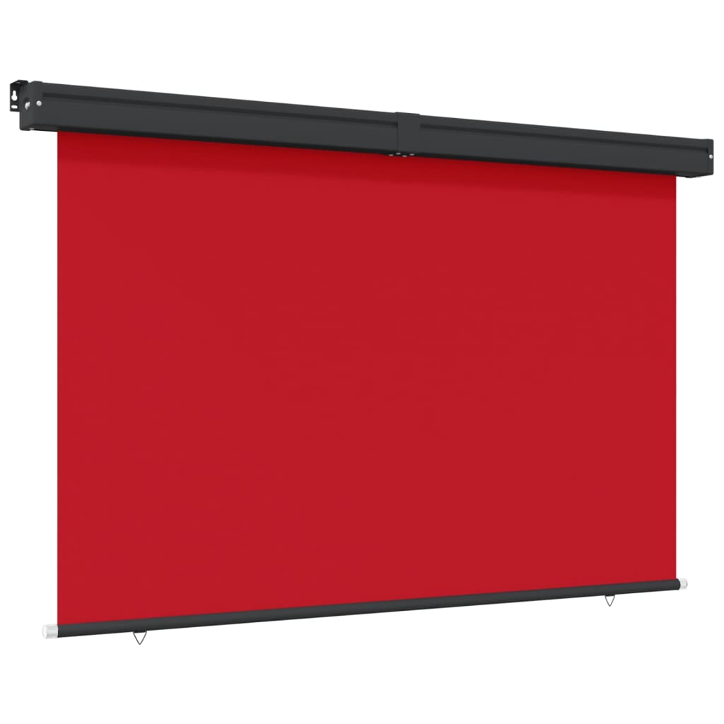 vidaXL balkona sānu markīze, sarkana, 170x250 cm