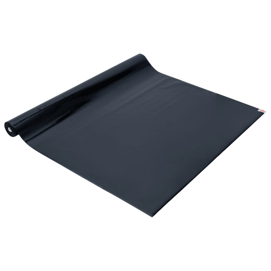 vidaXL loga plēve, matēta, melna, 45x2000 cm, PVC