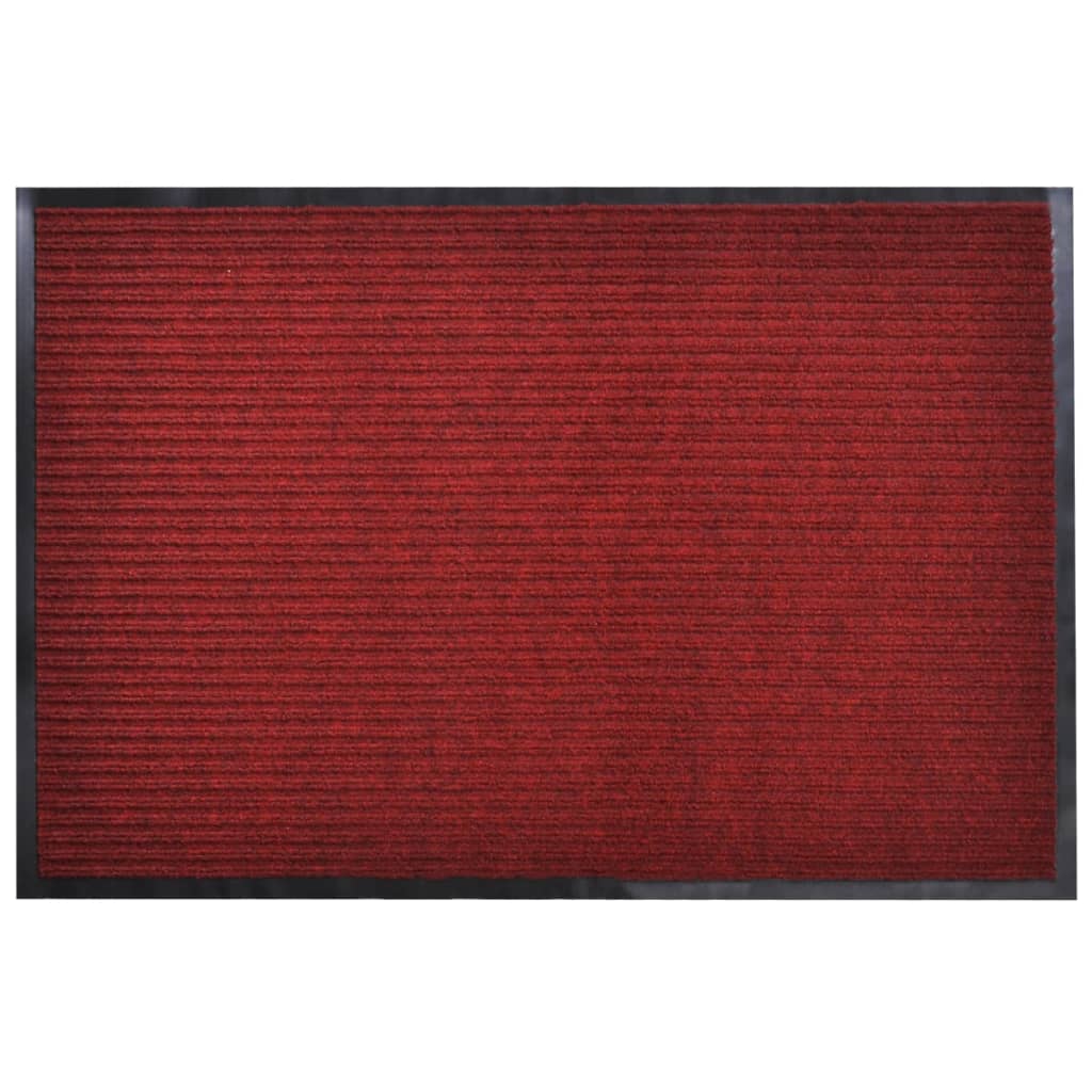 Sarkans durvju paklājs PVC 120 x 180 cm